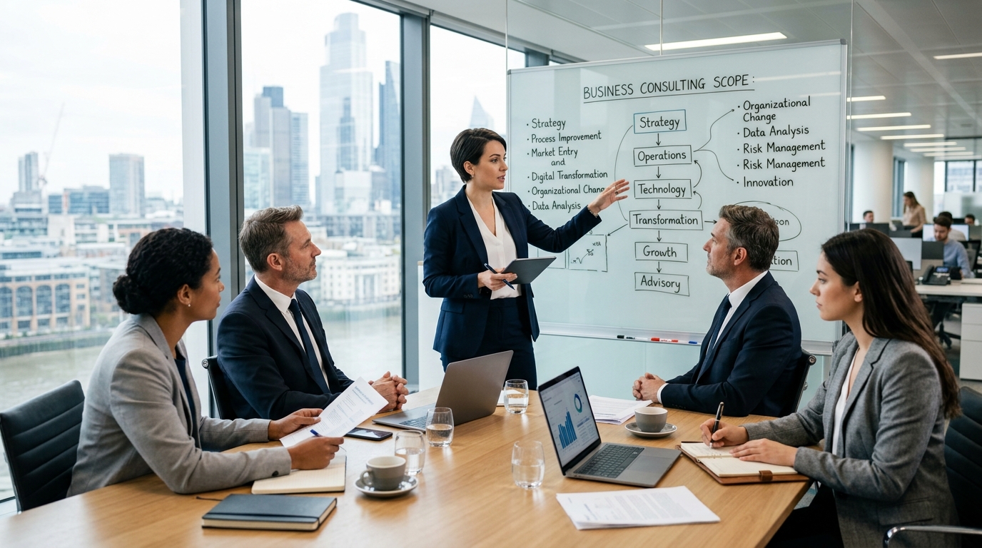 Qu'est-ce que le business consulting ? Définition complète et enjeux